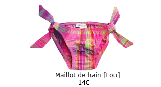 Maillot de bain Madras [Lou]